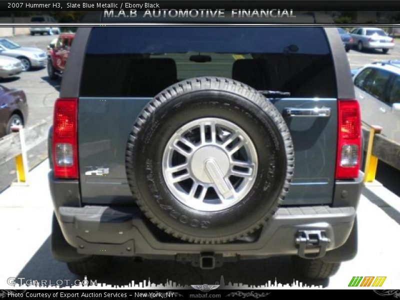 Slate Blue Metallic / Ebony Black 2007 Hummer H3