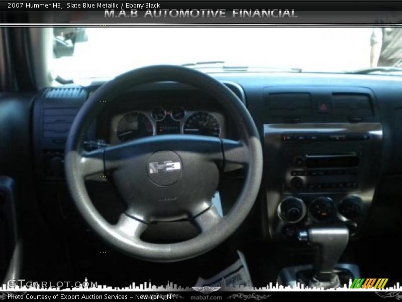 Slate Blue Metallic / Ebony Black 2007 Hummer H3