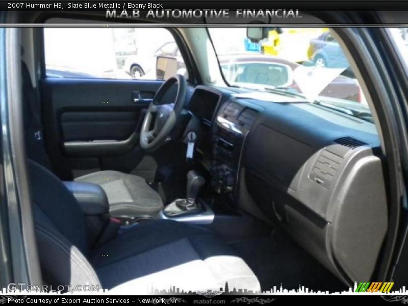Slate Blue Metallic / Ebony Black 2007 Hummer H3