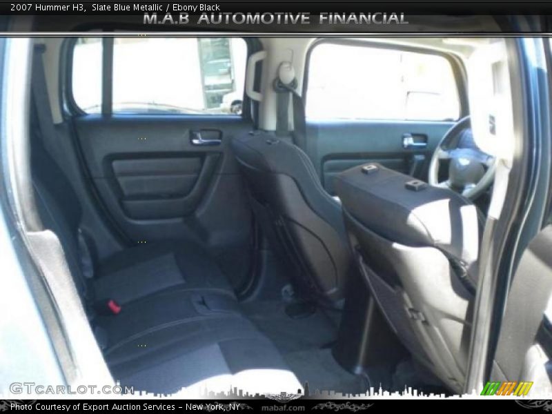 Slate Blue Metallic / Ebony Black 2007 Hummer H3