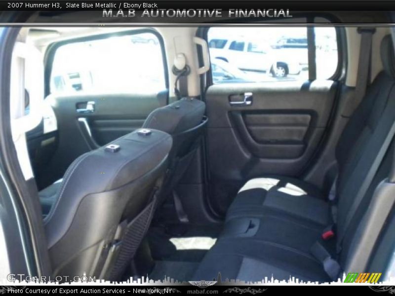 Slate Blue Metallic / Ebony Black 2007 Hummer H3