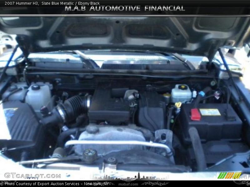 Slate Blue Metallic / Ebony Black 2007 Hummer H3