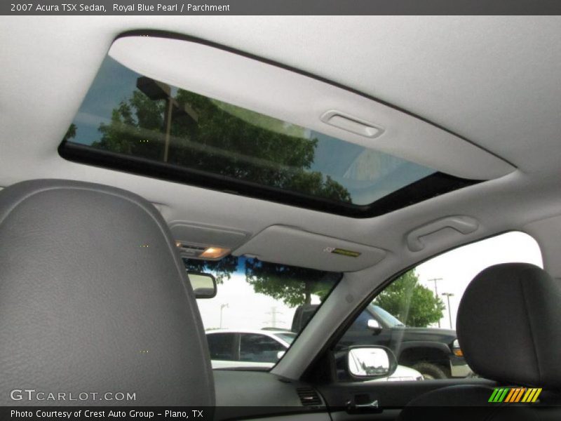 Royal Blue Pearl / Parchment 2007 Acura TSX Sedan