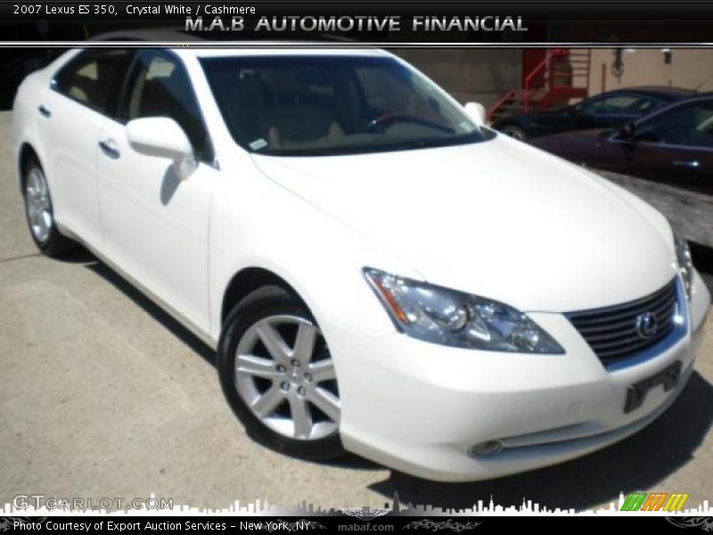 Crystal White / Cashmere 2007 Lexus ES 350