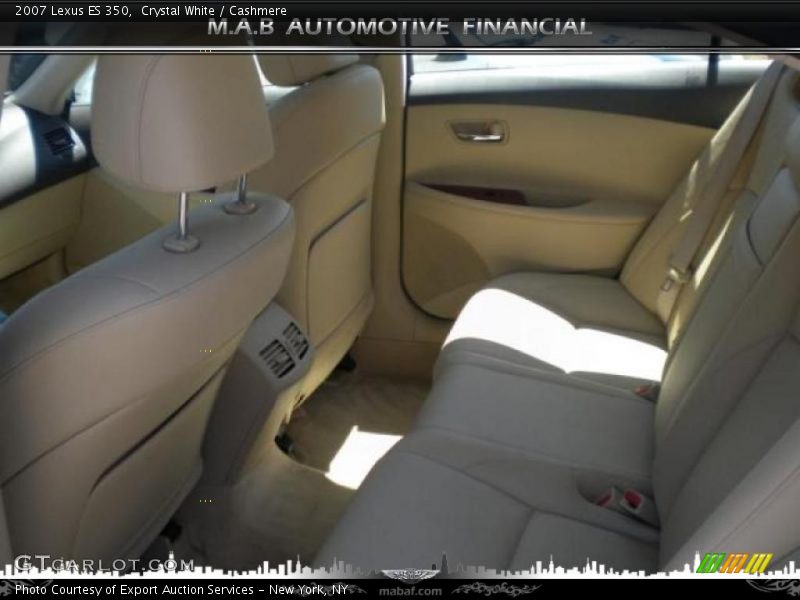 Crystal White / Cashmere 2007 Lexus ES 350