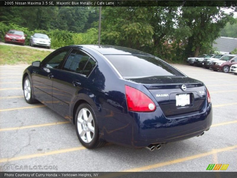 Majestic Blue Metallic / Cafe Latte 2005 Nissan Maxima 3.5 SE