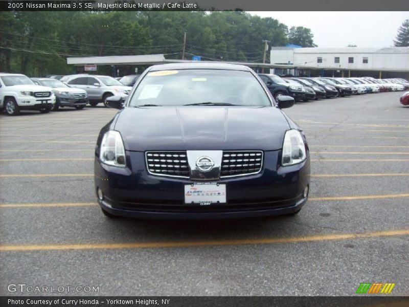 Majestic Blue Metallic / Cafe Latte 2005 Nissan Maxima 3.5 SE