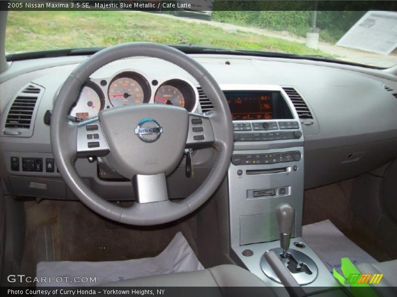 Majestic Blue Metallic / Cafe Latte 2005 Nissan Maxima 3.5 SE