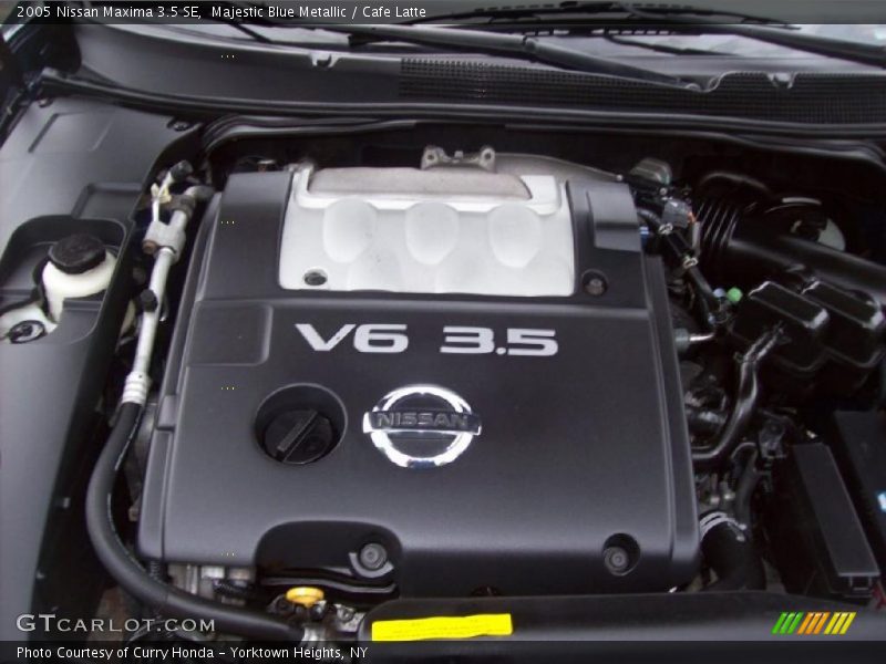 Majestic Blue Metallic / Cafe Latte 2005 Nissan Maxima 3.5 SE
