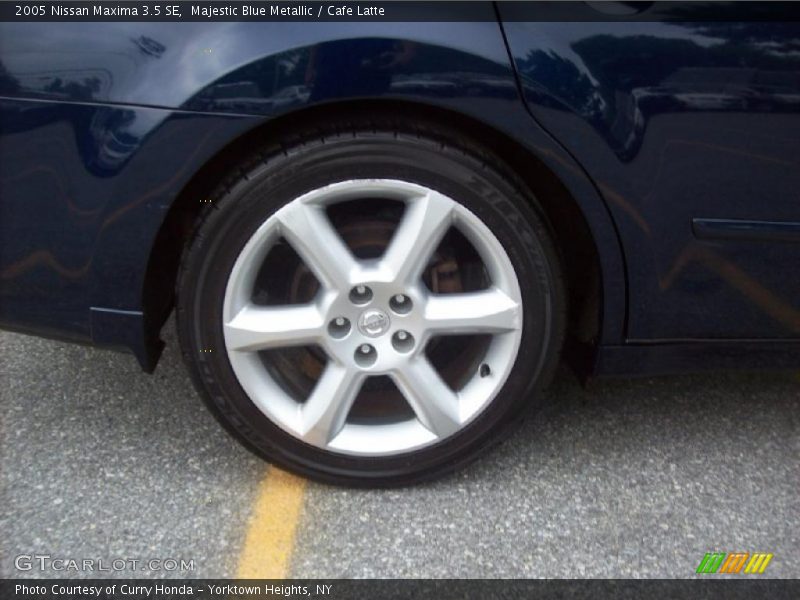 Majestic Blue Metallic / Cafe Latte 2005 Nissan Maxima 3.5 SE