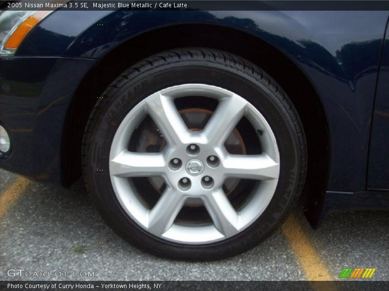 Majestic Blue Metallic / Cafe Latte 2005 Nissan Maxima 3.5 SE