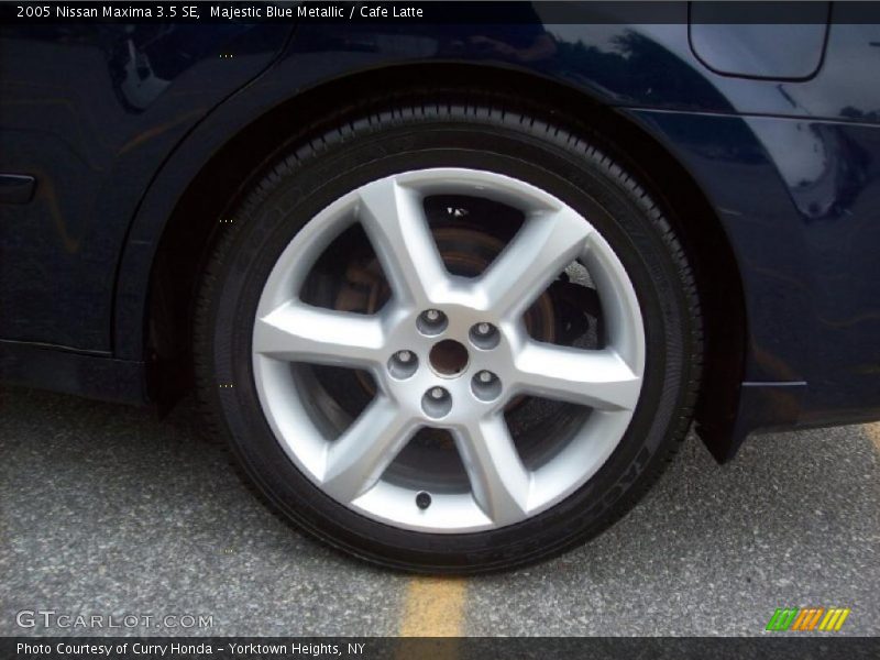 Majestic Blue Metallic / Cafe Latte 2005 Nissan Maxima 3.5 SE