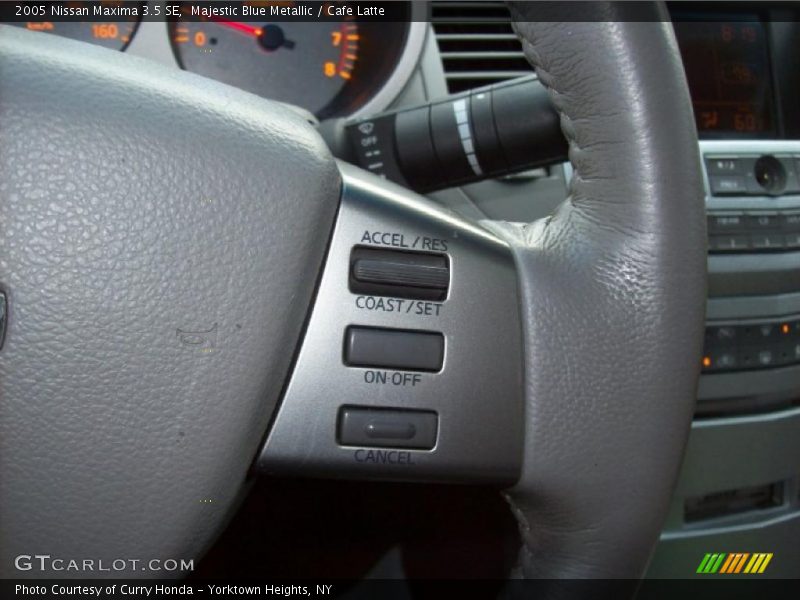 Majestic Blue Metallic / Cafe Latte 2005 Nissan Maxima 3.5 SE