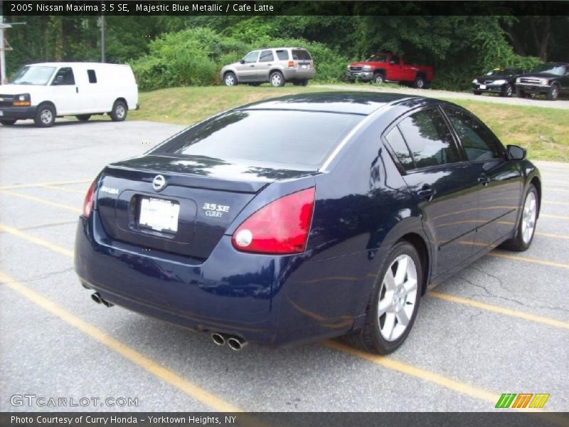 Majestic Blue Metallic / Cafe Latte 2005 Nissan Maxima 3.5 SE
