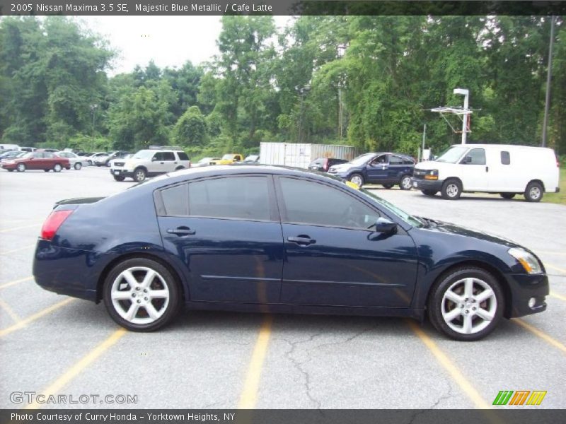 Majestic Blue Metallic / Cafe Latte 2005 Nissan Maxima 3.5 SE