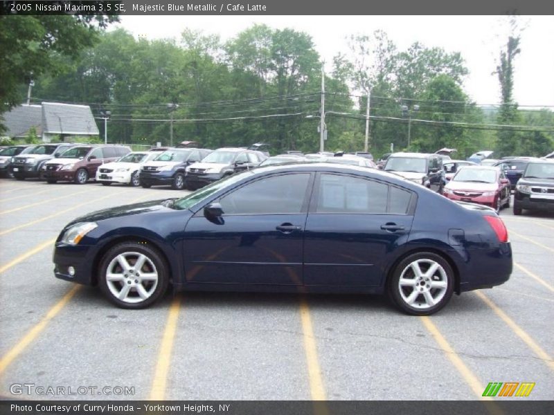 Majestic Blue Metallic / Cafe Latte 2005 Nissan Maxima 3.5 SE