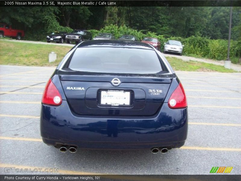 Majestic Blue Metallic / Cafe Latte 2005 Nissan Maxima 3.5 SE