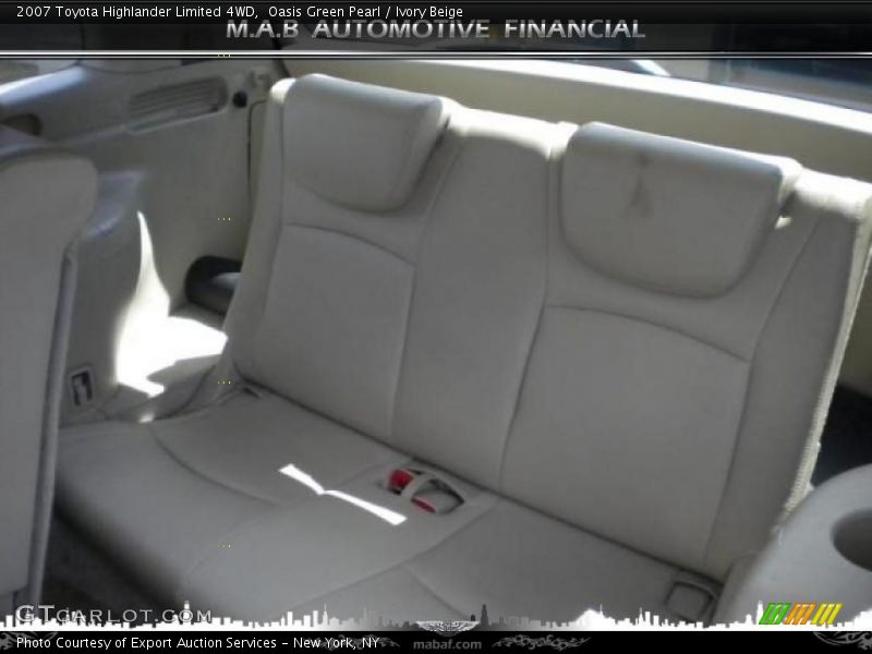 Oasis Green Pearl / Ivory Beige 2007 Toyota Highlander Limited 4WD