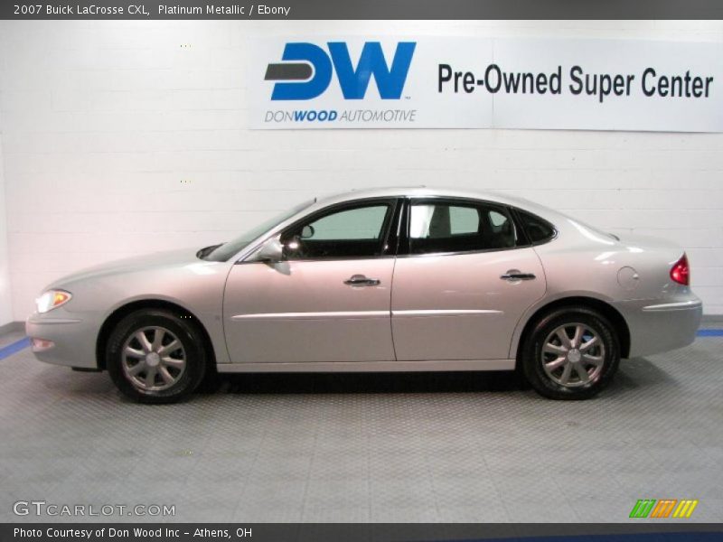Platinum Metallic / Ebony 2007 Buick LaCrosse CXL