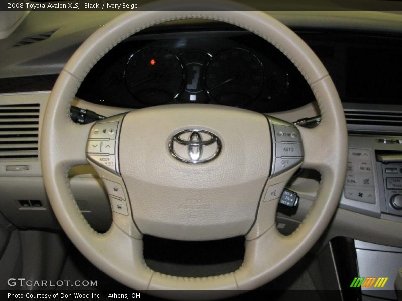 Black / Ivory Beige 2008 Toyota Avalon XLS