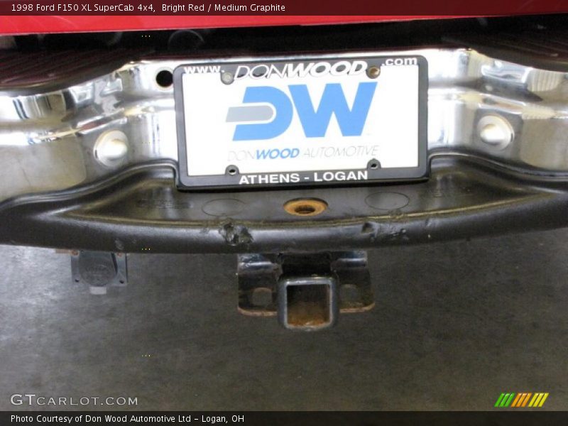 Bright Red / Medium Graphite 1998 Ford F150 XL SuperCab 4x4