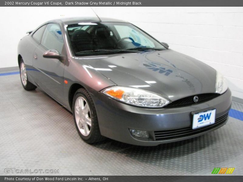 Dark Shadow Grey Metallic / Midnight Black 2002 Mercury Cougar V6 Coupe