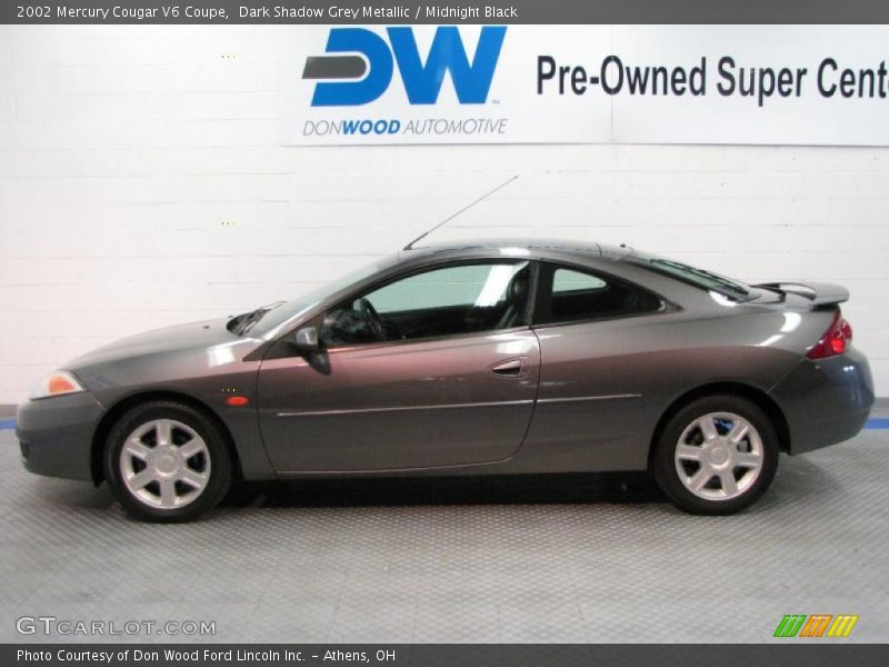 Dark Shadow Grey Metallic / Midnight Black 2002 Mercury Cougar V6 Coupe