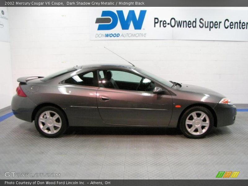 Dark Shadow Grey Metallic / Midnight Black 2002 Mercury Cougar V6 Coupe