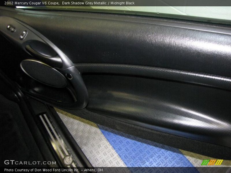 Dark Shadow Grey Metallic / Midnight Black 2002 Mercury Cougar V6 Coupe