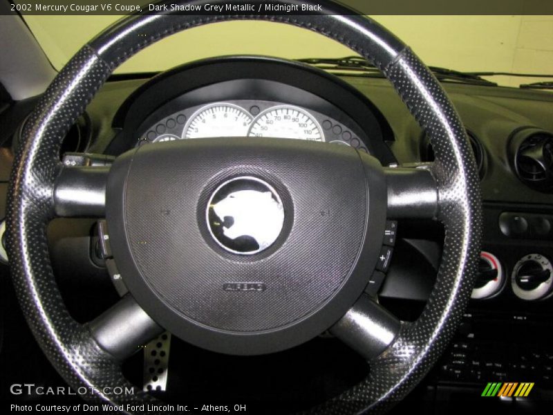 Dark Shadow Grey Metallic / Midnight Black 2002 Mercury Cougar V6 Coupe