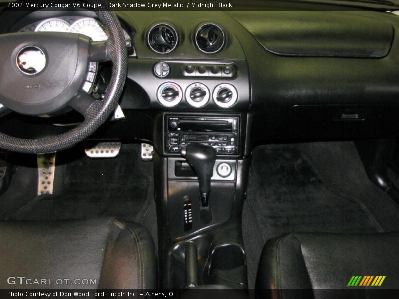 Dark Shadow Grey Metallic / Midnight Black 2002 Mercury Cougar V6 Coupe