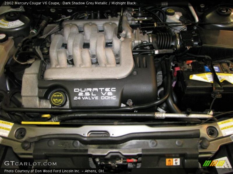 Dark Shadow Grey Metallic / Midnight Black 2002 Mercury Cougar V6 Coupe