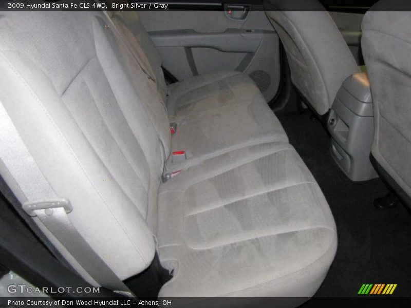 Bright Silver / Gray 2009 Hyundai Santa Fe GLS 4WD