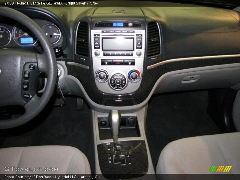 Bright Silver / Gray 2009 Hyundai Santa Fe GLS 4WD