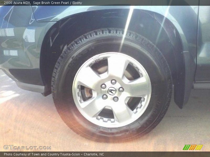Sage Brush Green Pearl / Ebony 2006 Acura MDX
