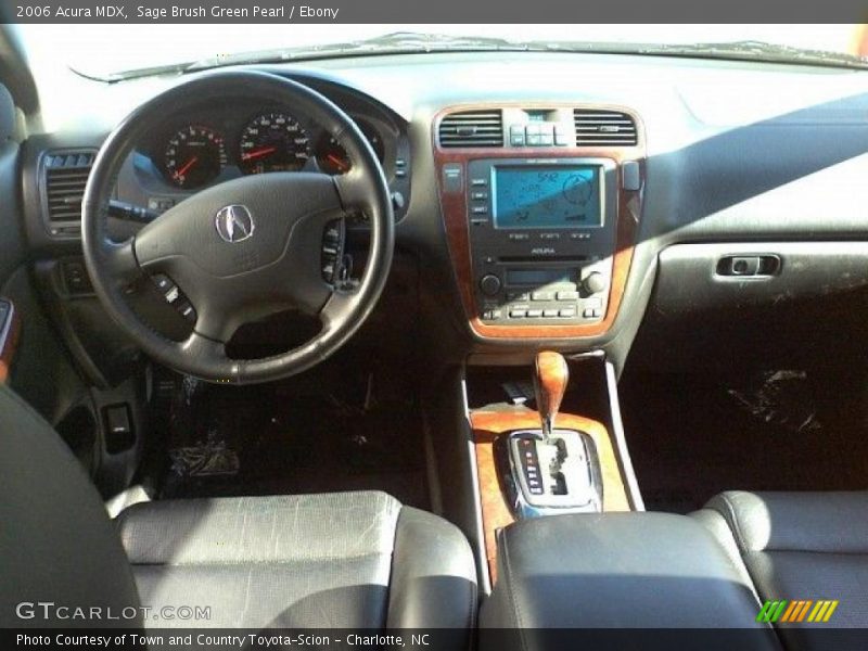 Sage Brush Green Pearl / Ebony 2006 Acura MDX