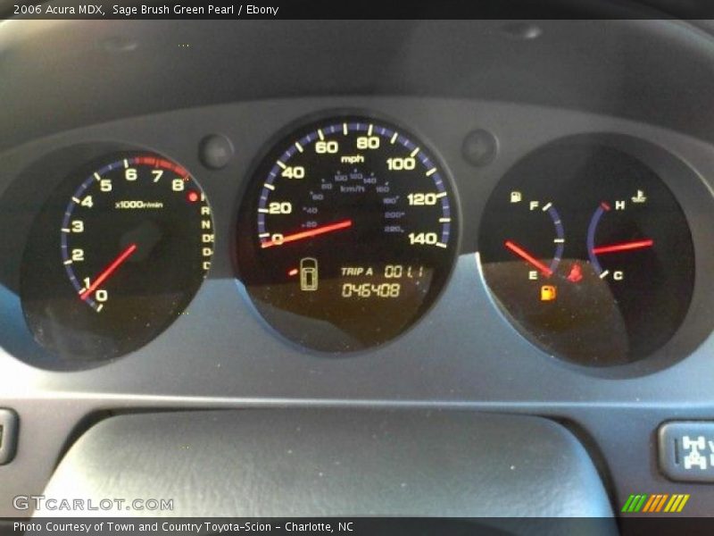 Sage Brush Green Pearl / Ebony 2006 Acura MDX