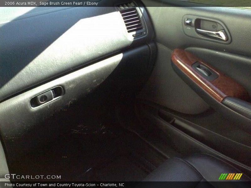Sage Brush Green Pearl / Ebony 2006 Acura MDX