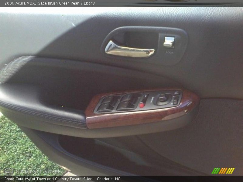 Sage Brush Green Pearl / Ebony 2006 Acura MDX