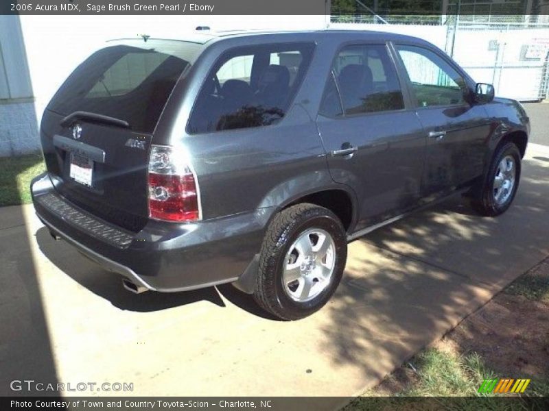 Sage Brush Green Pearl / Ebony 2006 Acura MDX