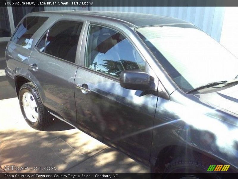Sage Brush Green Pearl / Ebony 2006 Acura MDX