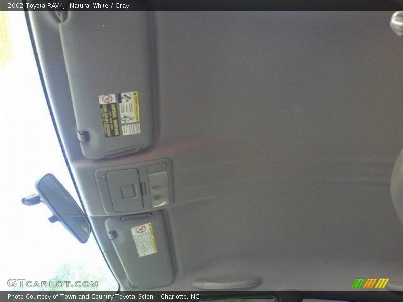 Natural White / Gray 2002 Toyota RAV4