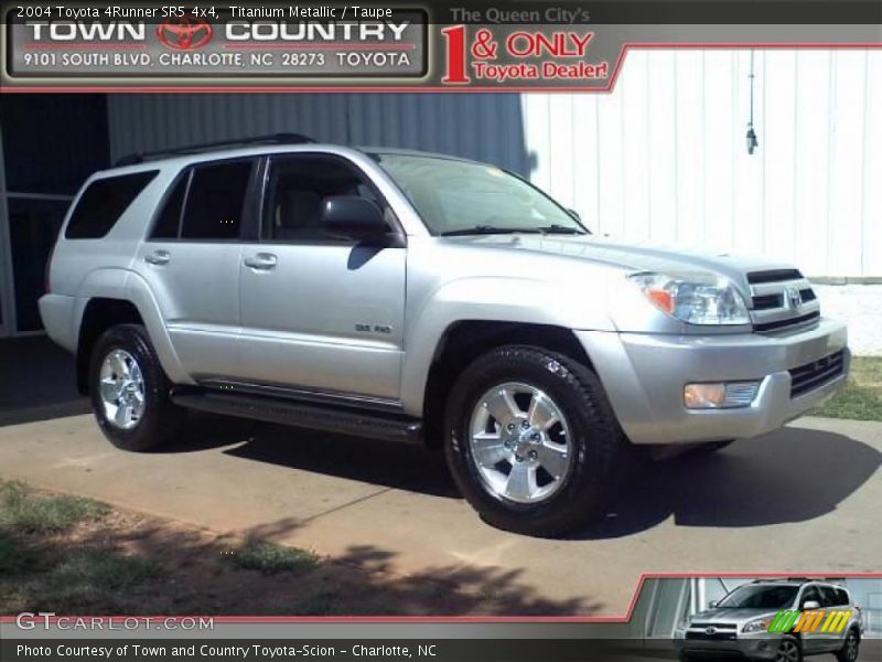 Titanium Metallic / Taupe 2004 Toyota 4Runner SR5 4x4