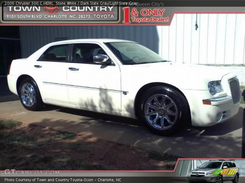 Stone White / Dark Slate Gray/Light Slate Gray 2006 Chrysler 300 C HEMI