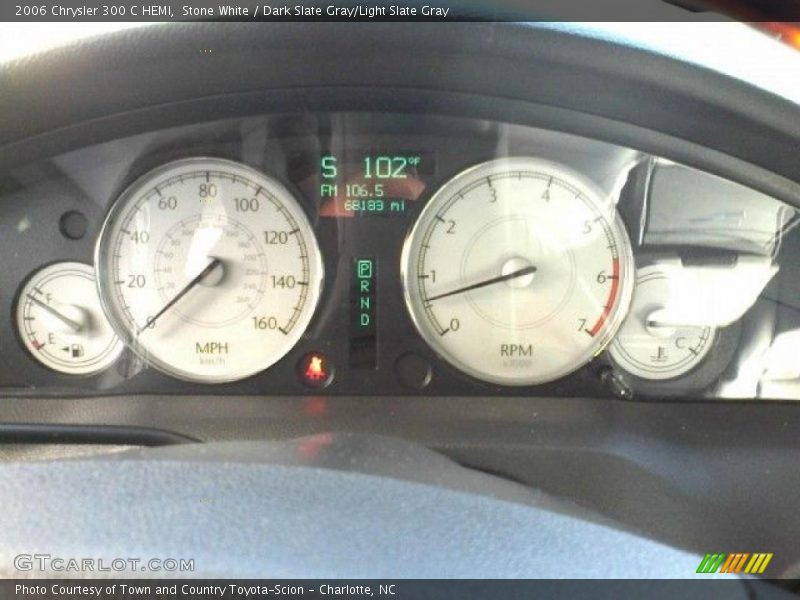 Stone White / Dark Slate Gray/Light Slate Gray 2006 Chrysler 300 C HEMI