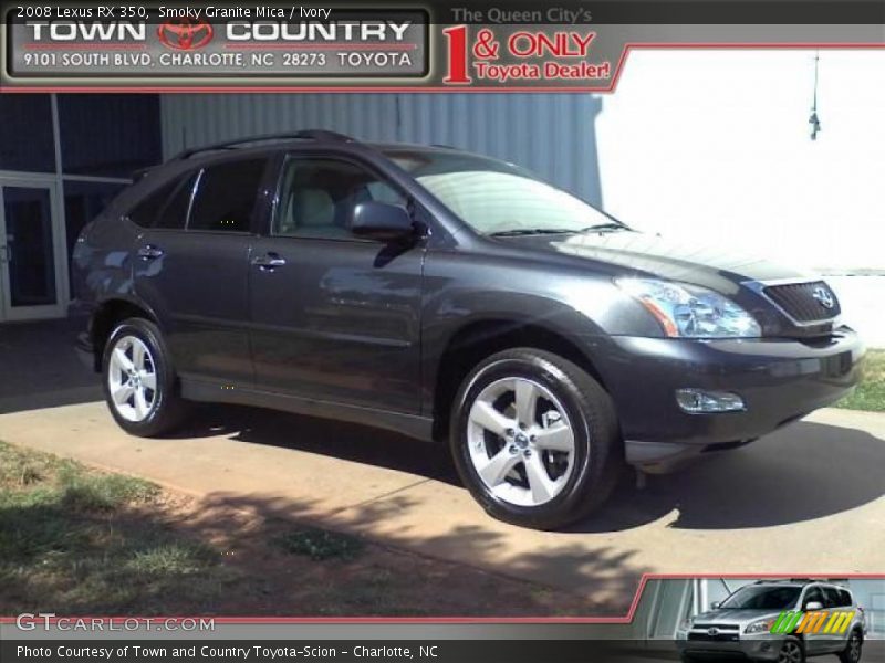 Smoky Granite Mica / Ivory 2008 Lexus RX 350