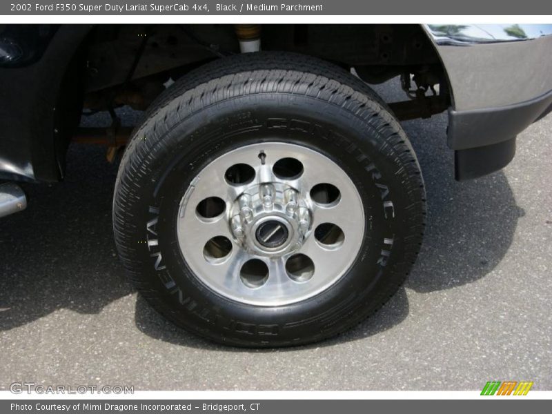 Black / Medium Parchment 2002 Ford F350 Super Duty Lariat SuperCab 4x4