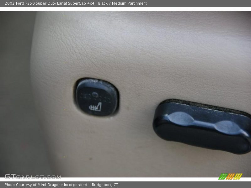 Black / Medium Parchment 2002 Ford F350 Super Duty Lariat SuperCab 4x4