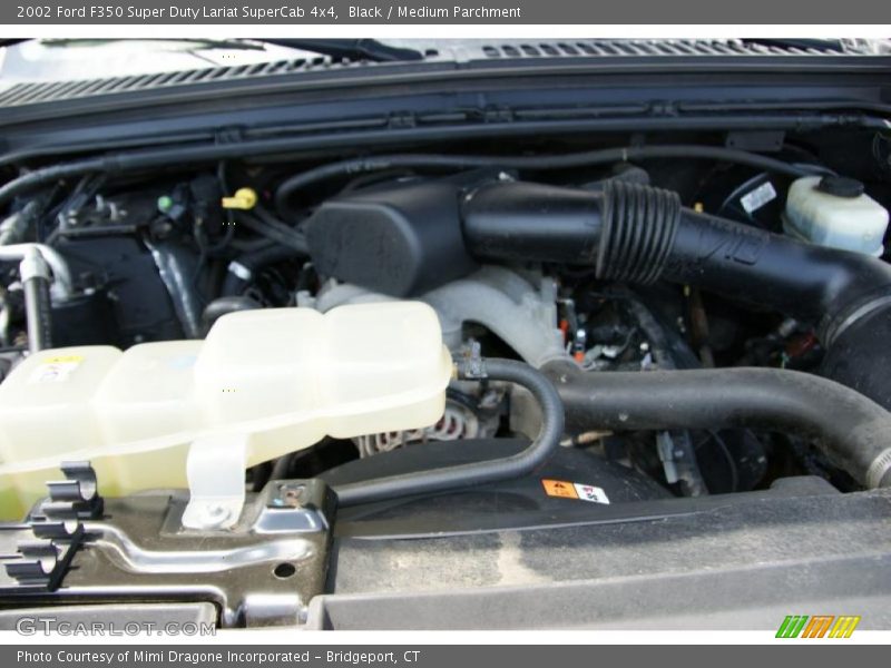 Black / Medium Parchment 2002 Ford F350 Super Duty Lariat SuperCab 4x4