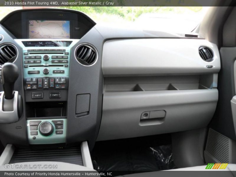Alabaster Silver Metallic / Gray 2010 Honda Pilot Touring 4WD